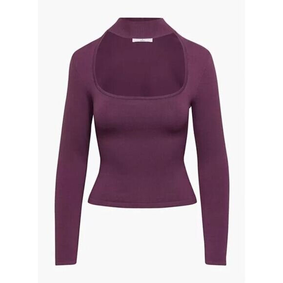 NWT BABATON Aritzia Florine Sculpt Knit Sweater Sz Medium - Picture 2 of 10